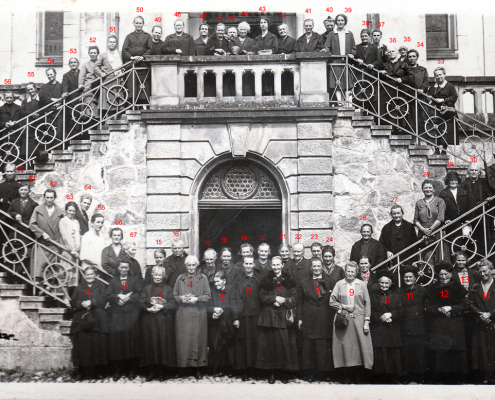 Pélerinage de Wihriennes à Notre-Dame du Bon-Secours à Oderen en 1929